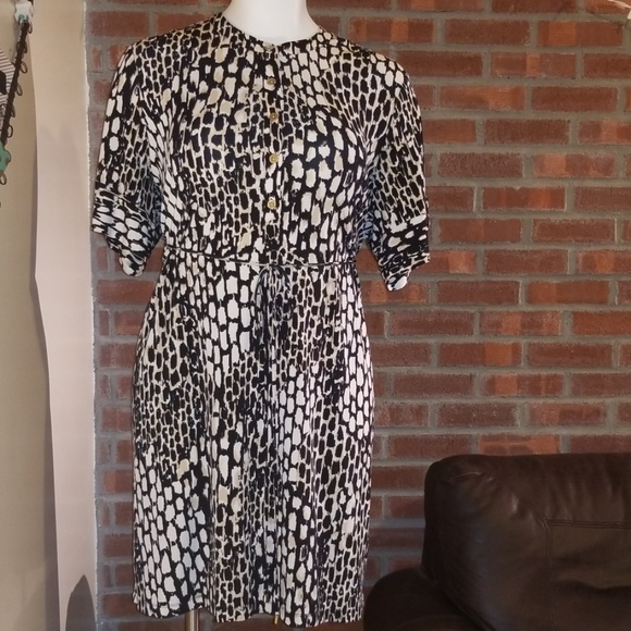 Calvin Klein Dresses & Skirts - Calvin Klein Size 2X Animal Print Belted Dress